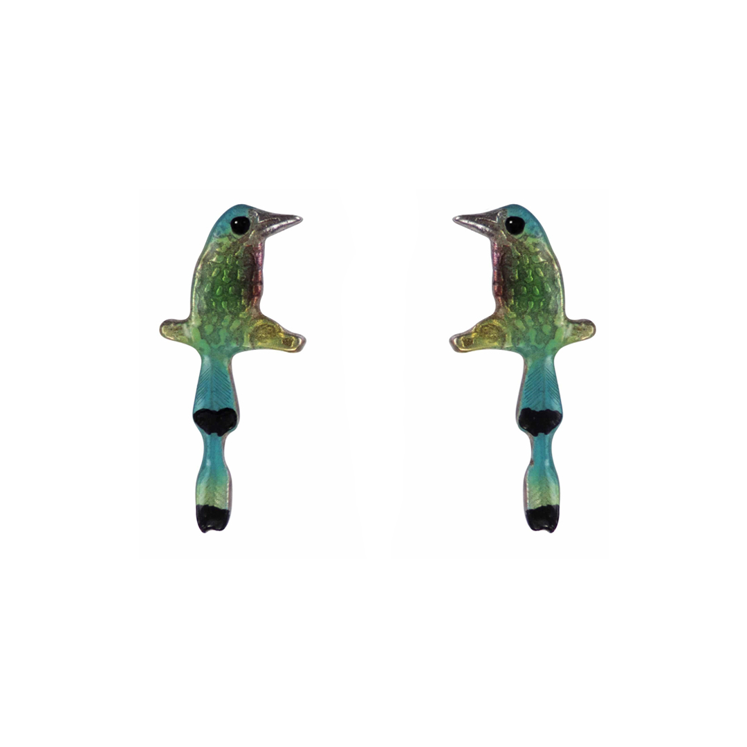 Aretes barranquero modelo, cadena en plata, joyas elaboradas con plata ecologica eden joyas