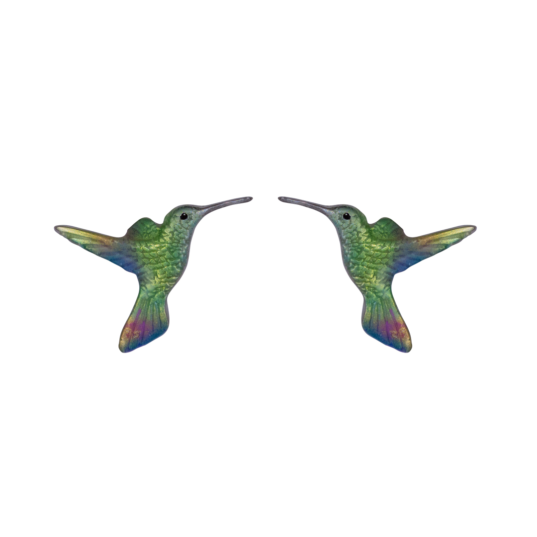 Aretes colibri, cadena en plata, joyas elaboradas con plata ecologica eden joyas