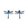 Aretes Libelula, joyeria en plata, pendientes elaborados con plata ecologica eden joyas