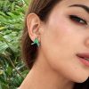 Modelo aretes colibri, cadena en plata, joyas elaboradas con plata ecologica eden joyas