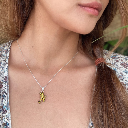 Collar Rana Mini Amarilla