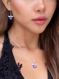 Modelo Orquídea Pequeña Morada