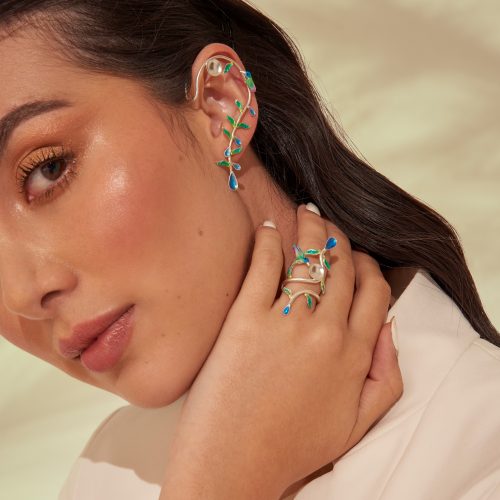 Earcuff Colibri Amor Eterno