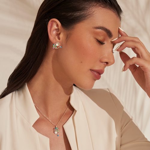 Aretes Gota de Colibrí