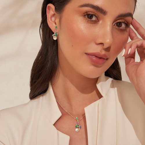 Collar Hoja de Colibrí