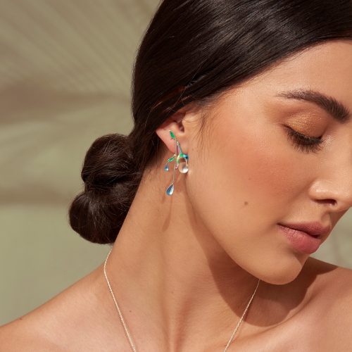 Aretes Colibrí Amor Eterno