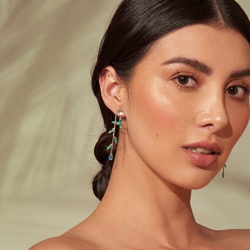 Aretes Resplandor de Colibrí