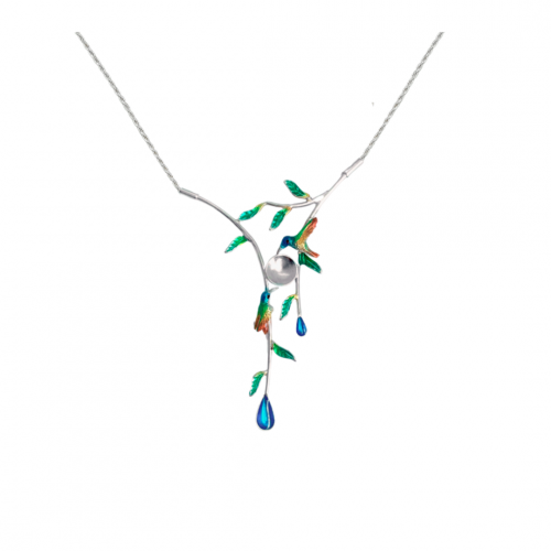 Collar Colibrí  Primavera