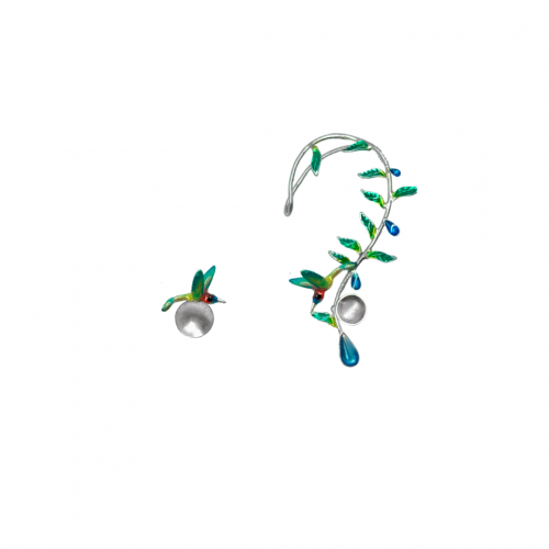 Earcuff Paraíso de Colibríes