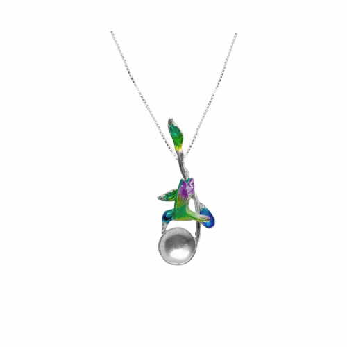 Collar Hoja de Colibrí