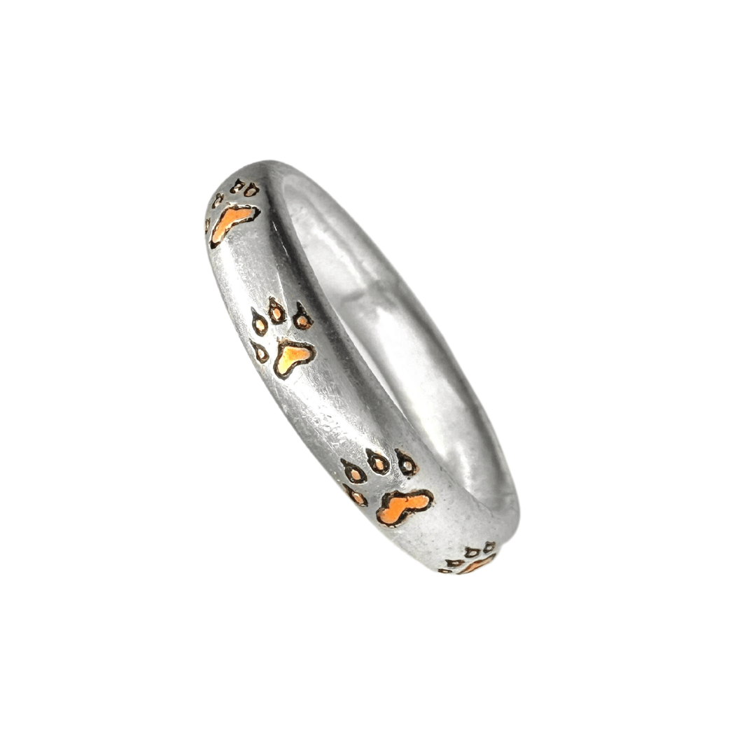 Anillo Huella Bebe y Mama Jaguar